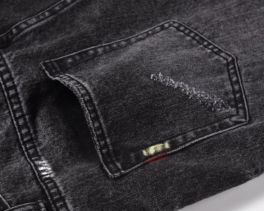 SLATE - DISTRESSED DENIM