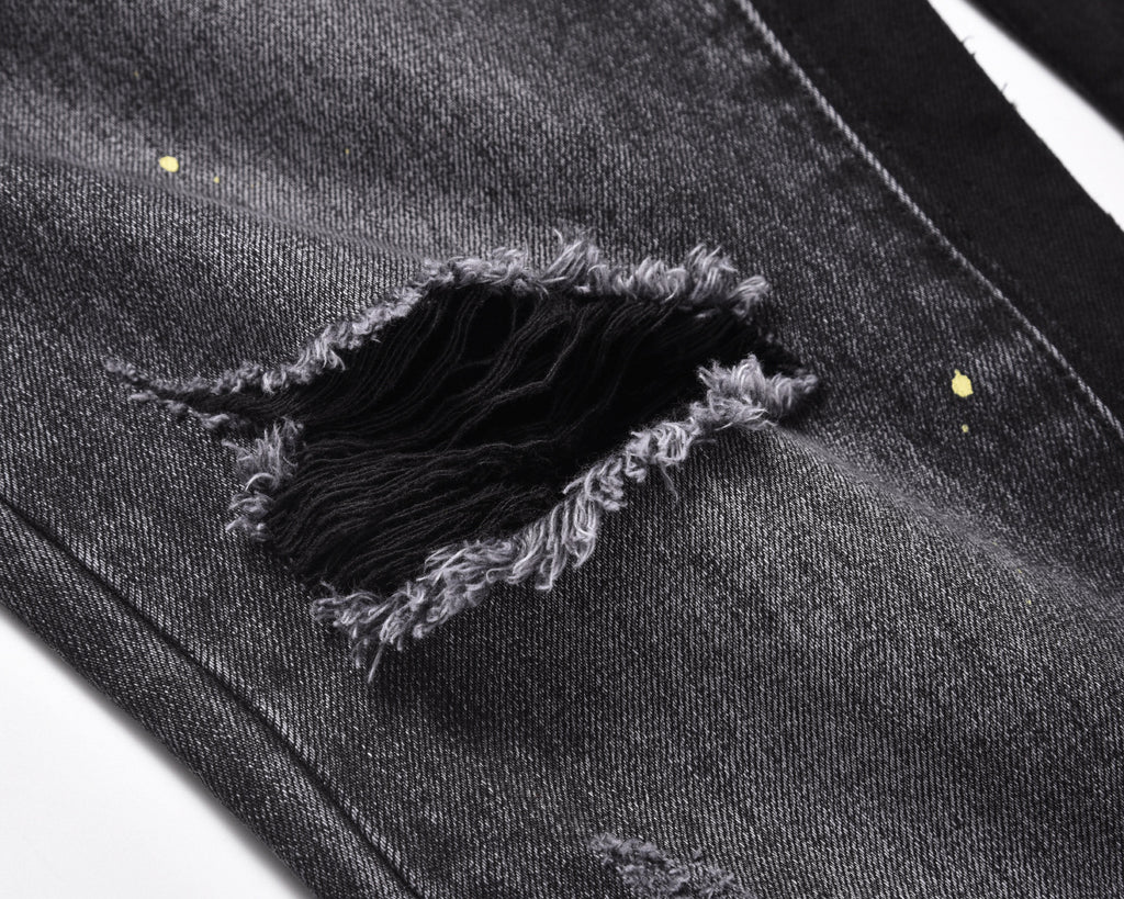 SLATE - DISTRESSED DENIM