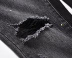 SLATE - DISTRESSED DENIM