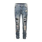 RAVEN - DISTRESSED DENIM