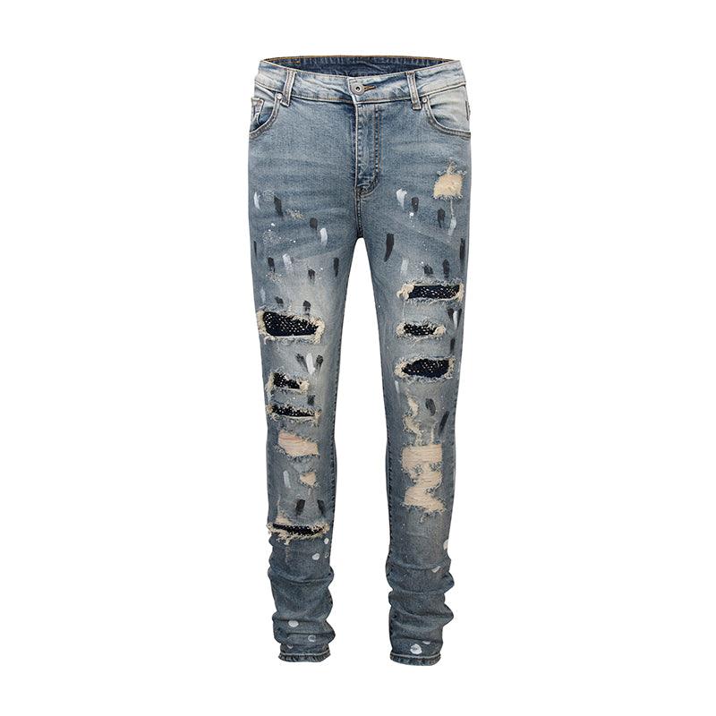 RAVEN - DISTRESSED DENIM