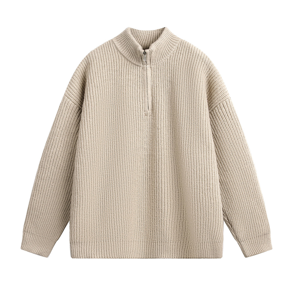 MARLO - ZIP KNIT SWEATER