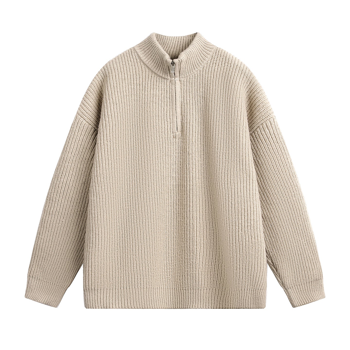 MARLO - ZIP KNIT SWEATER