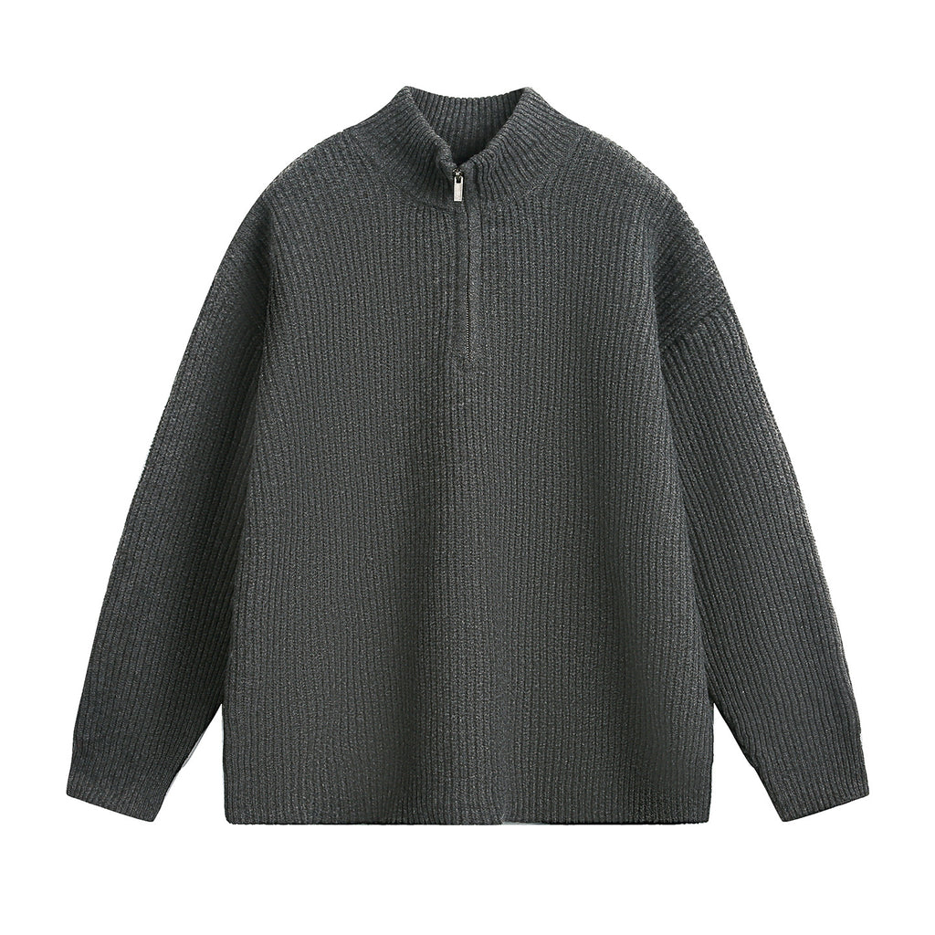 MARLO - ZIP KNIT SWEATER