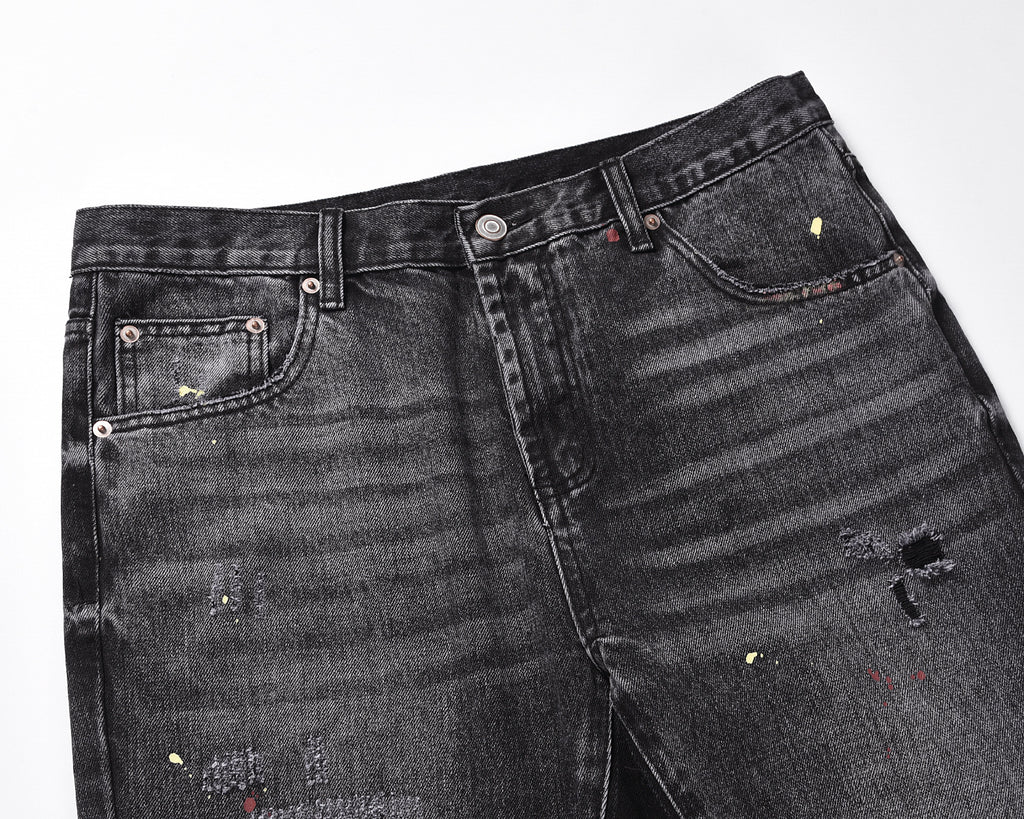SLATE - DISTRESSED DENIM