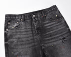 SLATE - DISTRESSED DENIM
