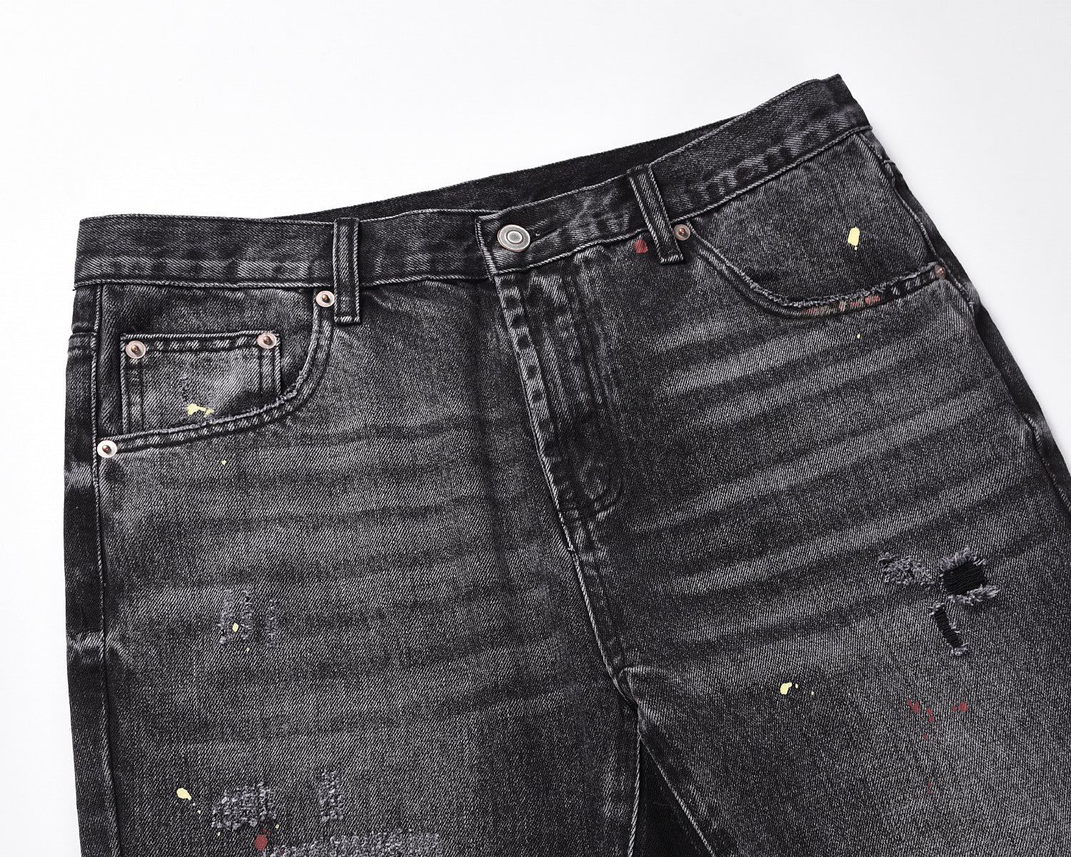 SLATE - DISTRESSED DENIM