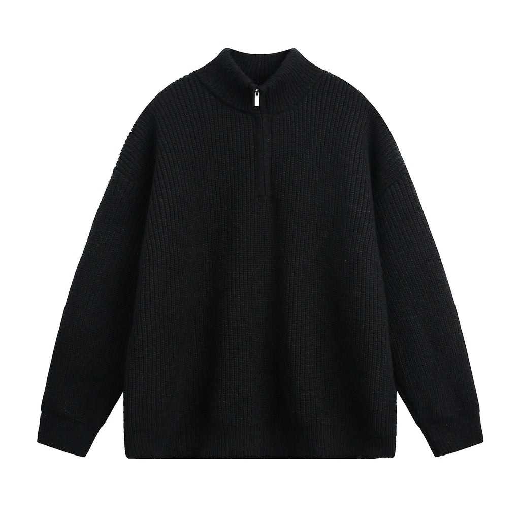 MARLO - ZIP KNIT SWEATER
