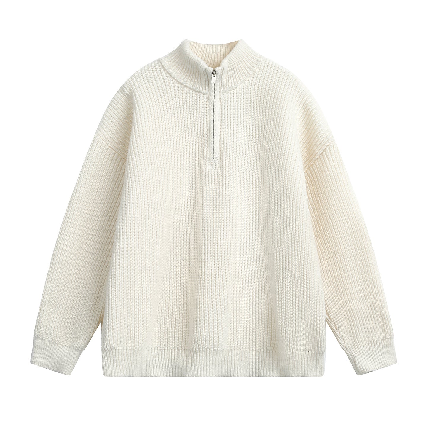 MARLO - ZIP KNIT SWEATER