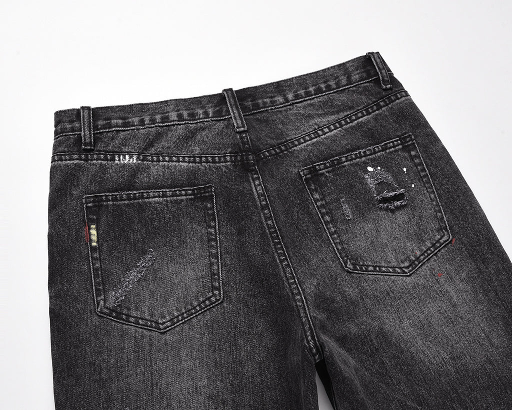 SLATE - DISTRESSED DENIM